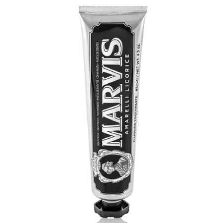 Marvis Amarelli Mint Toothpaste 85ml ยาสีฟันในตำนานจากอิตาลีที่ใครๆก็ตามหา ผสมผสานความหอมของกลิ่นลูกอม Amarelli Licorice และมิ้นต์
